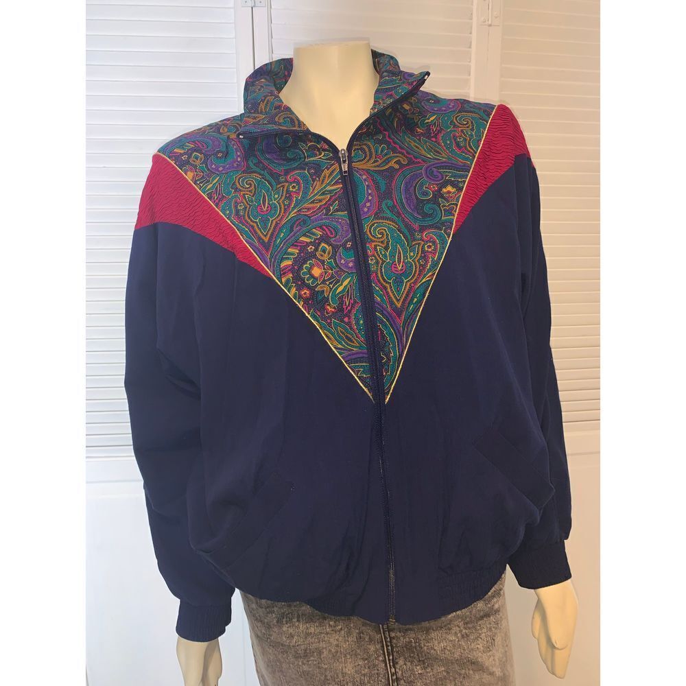 Vintage 80’s 90’s‎ Streetwear Bomber Jacket Size 18